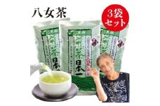 自社製造の深蒸しの八女茶！食事に合うお茶！豊の抄（ゆたかのしょう）100g入り3袋セット