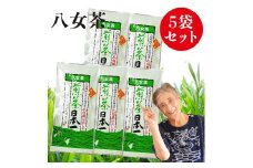 自社製造の深蒸しの八女茶！地の抄（ちのしょう）100g入り5袋入り