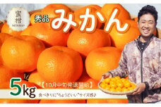 蜜柑（みつかん）秀品みかん ちょうどいい5kg【10月中旬発送開始】