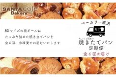 パン屋さん直送！焼きたてパン詰め合わせ定期便【全６回】