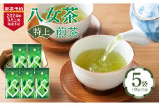 【2024年新茶予約】八女茶 特上煎茶100g×5袋【2024年5月上旬発送予定】