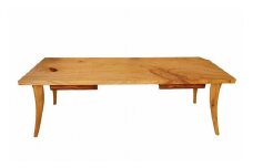 無垢材 伝統技法 Gentleman PC Table 天然木 ＜配送不可：北海道・沖縄・離島＞ 無垢 天然 伝統 テーブル デスク ダイニング 机 一枚板
