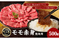【牛肉】 船小屋牛 モモ赤身 焼肉 【500g】《筑後》【冷凍】
