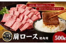 【牛肉】 船小屋牛 肩ロース 焼肉 【500g】《筑後》【冷凍】