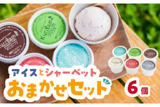 【お中元】アイスとシャーベット90ml 6個入りセット アイスクリーム 八女茶 ミルク バニラ いちご 黒ごま チョコ セット 夏 デザート お中元 ギフト 贈答品 福岡県 八女市