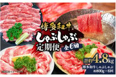 博多和牛 しゃぶしゃぶ 定期便全6回 肉 お肉 焼肉 牛 牛肉 和牛 しゃぶしゃぶ 焼きしゃぶ 前バラ トモバラ ジューシー 福岡県 八女市