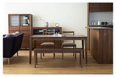 高野木工 プレーンダイニングテーブル WN 160×85 北欧家具 テーブル ナチュラル