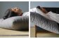 Decca! (デッカ)  座布団 グレー 74cm×74cm クッション 枕 筑後織