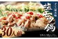 大満足！ 塩もつ鍋 30人前 300g×10 ちゃんぽん麺 10玉 スープ付き