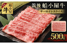 筑後船小屋牛サーロインスライス 約500g