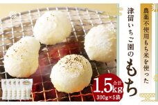 （栽培期間中）農薬不使用 もち米を使った「もち」 300g×5袋 合計1.5kg 餅 お餅 丸餅 手作り まるもち 正月 【2025年11月下旬から順次発送予定】