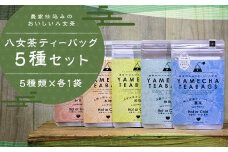八女茶 ティーバッグ 5種類×各1袋 セット 煎茶 玉露 ほうじ茶 和紅茶 玄米茶 お茶 緑茶 ティーバッグ 日本茶AWARDプラチナ賞受賞 八女茶