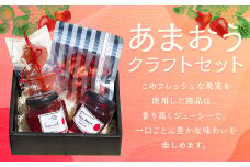あまおう クラフトセット 4種類 計315g【2025年2月末まで発送予定】 コンフィチュール デザートソース ドライフルーツ パートドフリュイ