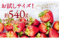 いちご「あまおう」 約270g×2パック 計約540g