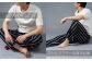 【選べるサイズ】 【藤巻百貨店】 ＜うなぎの寝床＞ 別注 紺縞 MONPE （もんぺ） Farmers’ MONPE Mサイズ