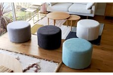 【ダークグレー】 高野木工 LEO SOFA レオソファ ラウンドスツール 【5年保証】 ソファ スツール インテリア 家具 九州 福岡県 筑後市