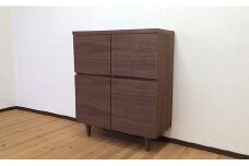 FAX・電話台にも使えるおしゃれなキャビネット  家具 棚 キャビネット ラック リビングボード サイドボード 飾り棚 食器棚 本棚 MUFactory