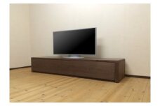 【tv55 ウォールナット無垢材使用のＴＶボード　180cm】存在感あふれるウォールナット無垢材＜ウォールナット材　オイルフィニッシュ リモコン対応＞ 家具 テレビ台 テレビボード TVボード AVボード 棚 リビングボード サイド  MUFactory
