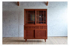 ピッキオ カップボード 無垢家具 北欧家具デザイン ブラックチェリー