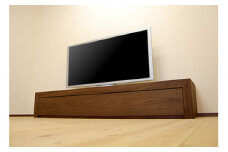 【ICHI テレビボード　194cm】ウォールナット オイルフィニッシュ リモコン対応 シンプルで重厚なデザインのテレビボード 家具 テレビ台 テレビボード TVボード AVボード 棚 リビングボード サイドボード ローボード MUFactory