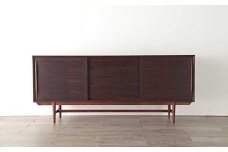 【Sofia リビングボード　Rosewood　200cm/ローズウッド・オイルフィニッシュ】ローズウッドの上質なリビングボード 家具 リビングボード サイドボード ローボード 棚 飾り棚 食器棚 本棚 MUFactory