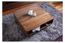 職人の細かな技が魅せる【アネット センターテーブル ウォールナット】