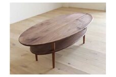 BORDO Oval Table 120 walnut