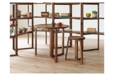 SPAGO Circle Table 070 High walnut