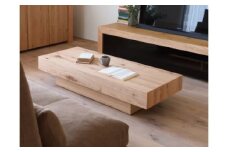 CHOCOLAT Living Table 098 oak (glass top)