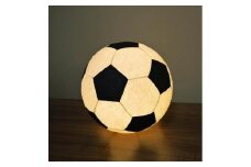 球体行灯「舞」(置)サッカーボールランプ 手漉きモミ和紙
