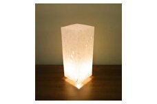 アクリル行灯 Lサイズ 名尾和紙使用 楮繊維入り落水紙 LED電球