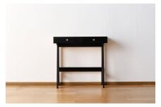 【PAUSE コンソールミドル スミイロ】★コンパクトながらも収納を兼ね備えたコンソールテーブル 日本の伝統色で仕上げた塗装はインテリアのアクセントとして、お部屋を素敵な空間に演出します