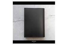 maf pinto (マフ ピント) レザーブックカバー 新書サイズ ブラック 本革 日本製