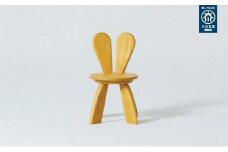 広松木工の子どものための椅子WFキッズラビットチェア（7色）【イエロー】