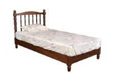 アーバンBED シングル：ウォールナット色