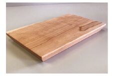 【ブラックチェリー材一枚板のカッティングボード・まな板　25ｃｍ】キッチン用品 台所 新築 引っ越し プレゼント 贈り物 母の日 父の日 誕生日 MUKU屋 MUFactory