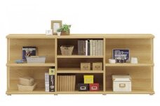 プラエ　180ソファバックシェルフ（ナチュラル）