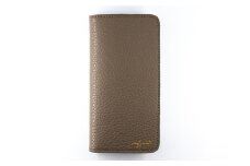 maf pinto アイフォーンケース 本革 日本製 (iPhone SE 第2世代 ／ 8 ／ 7, ) ADRIA LINE 【トープ】
