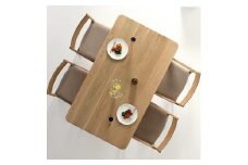 ダイニングテーブル　PICO-ho　150×85×70cm　ホワイトオーク　WAプラス　大川市　