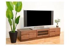 幅150テレビボード「ブロック」ウォールナット材【丸田木工】