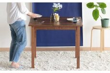 ウォールナット 無垢 ダイニングテーブル DTジャンブル03 幅85 ウレタン塗装
