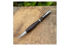 【木製シャープペンシル 0.5mm（黒檀（コクタン）・艶消し仕上げ）2Pice】木製シャープペンシル 木軸シャープペンシル 銘木 プレゼント 贈り物 MUKU屋 MUFactory