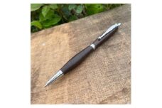 【木製シャープペンシル 0.5mm（黒柿・艶消し仕上げ）2Pice】木製シャープペンシル 木軸シャープペンシル 銘木 プレゼント 贈り物 記念品 贈答品 MUKU屋 MUFactory