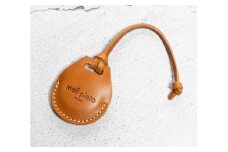エアタグ用 ケース カバー（フルカバーモデル） レザー 本革 apple airtag 【ライトブラウン】