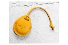 エアタグ用 ケース カバー（フルカバーモデル） レザー 本革 apple airtag 【イエロー】