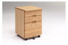 ＜角がまるいワゴン＞かどまるワゴン／オーク／机／大川家具