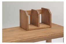 ＜空間にマッチする超シンプルデザイン＞／シンプル上棚／ブラウン／机／大川家具