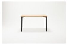 パソコンデスク シンプル デスク WAAKdesk TypeA 120 天板オーク | 脚ブラック