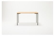パソコンデスク シンプル デスク WAAKdesk TypeA 120 天板オーク | 脚グレー