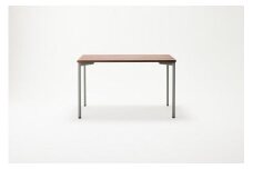 パソコンデスク シンプル デスク WAAKdesk TypeA 120 天板ウォールナット | 脚グレー